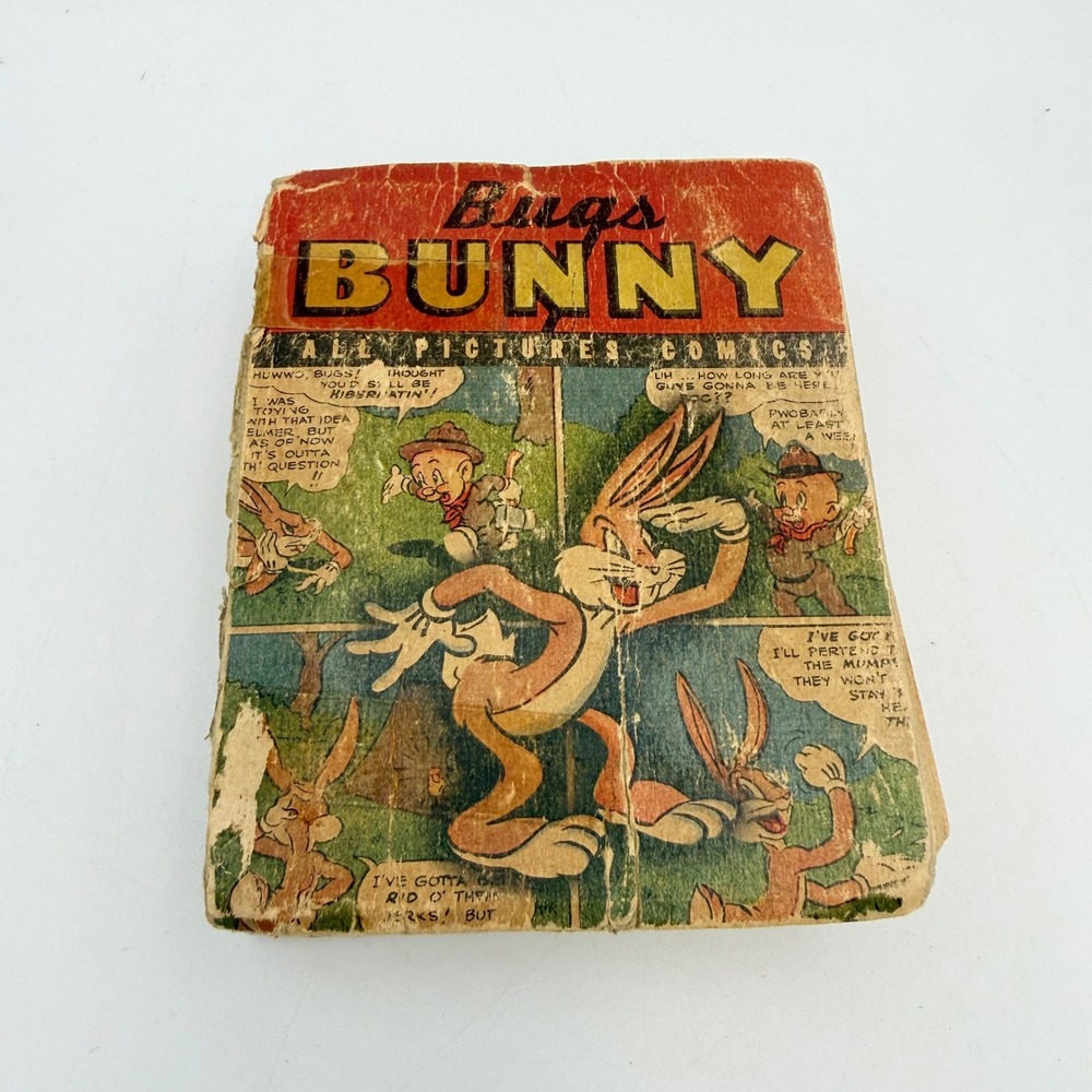Vintage Bugs Bunny All Pictures Comics Looney Tunes Cartoon Book Elmer Fudd